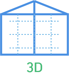 3D Digital Twin of Large Structures